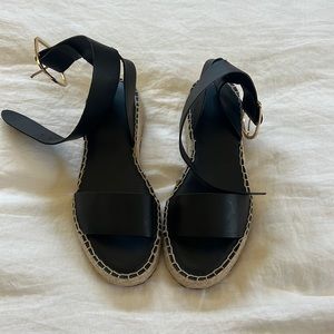 Zara Espadrille Sandals 38